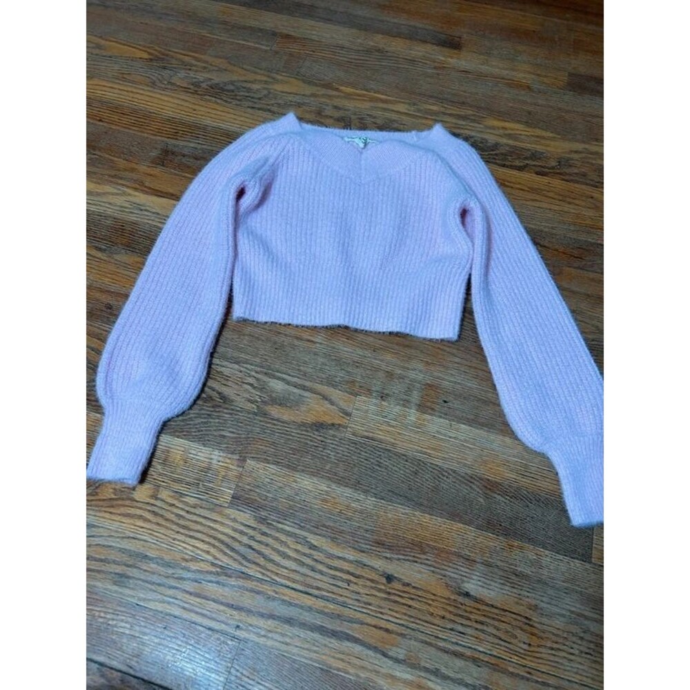 Happily Grey XS Pink Sweater